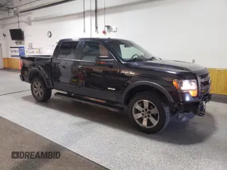 2013 Ford F-150 XL with VIN 1FTFW1ET8DKE41631, listed as a Copart auction lot 41372035 with 152,236 mi miles and Clean Title. Bid and sale history available at DreamBid. Image 4.