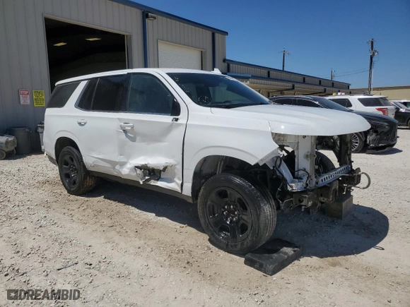 2022 Chevrolet Tahoe Commercial with VIN 1GNSCLED8NR247807, listed as a Copart auction lot 48944945 with 0 mi miles and Clean Title. Bid and sale history available at carsss.com. Image 4.