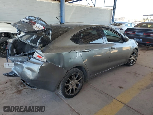 2013 Dodge Dart SXT with VIN 1C3CDFBA4DD324839, listed as a Copart auction lot 54192195 with 156,729 mi miles and Salvage Title. Bid and sale history available at carsss.com. Image 3.