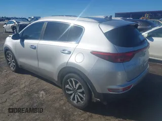 2017 Kia Sportage EX with VIN KNDPN3AC6H7237346, listed as a IAAI auction lot 41599545 with 74,151 mi miles. Bid and sale history available at carsss.com. Image 3.