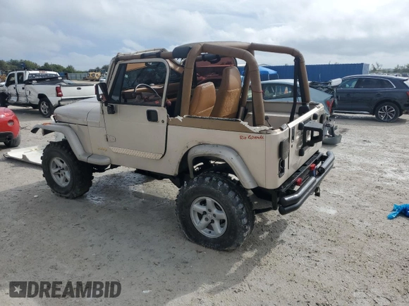 1995 Jeep Wrangler S with VIN 1J4FY19P8SP236649, listed as a Copart auction lot 81701344 with 172,586 mi miles and Salvage Title. Bid and sale history available at carsss.com. Image 2.