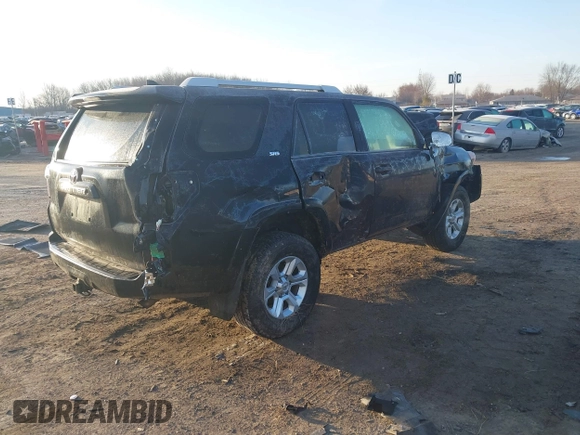 2017 Toyota 4Runner SR5 with VIN JTEBU5JR4H5408115, listed as a IAAI auction lot 41779128 with 107,717 mi miles and . Bid and sale history available at DreamBid. Image 4.