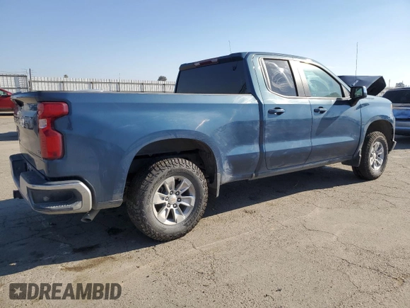 2024 Chevrolet Silverado 1500 with VIN 1GCRACE83RZ366886, listed as a Copart auction lot 42743435 with Not Provided miles and Salvage Title. Bid and sale history available at DreamBid. Image 3.