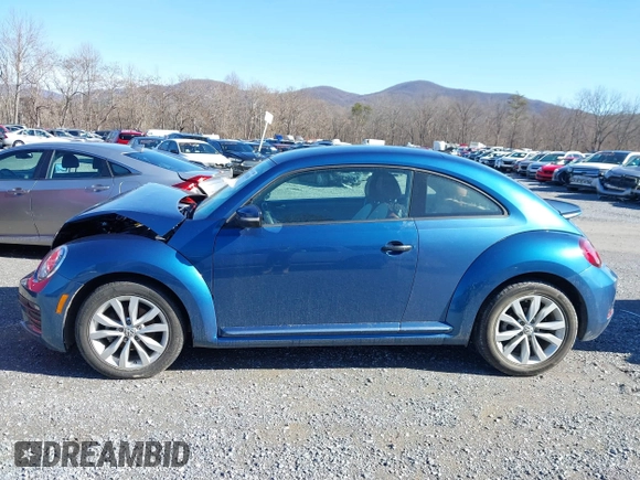 2017 Volkswagen Beetle 1.8T Fleet with VIN 3VWF17ATXHM630753, listed as a IAAI auction lot 41516106 with 62,841 mi miles. Bid and sale history available at carsss.com. Image 15.