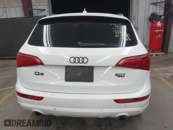 2012 Audi Q5 Premium Plus with VIN WA1LFAFP1CA016125, listed as a IAAI auction lot 41878527 with 87,813 mi miles and . Bid and sale history available at DreamBid. Image 16.