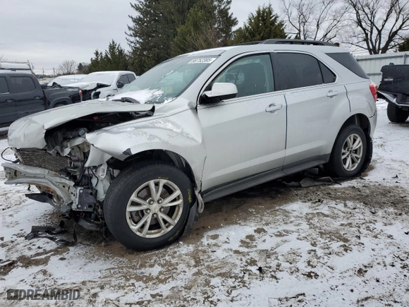 2017 Chevrolet Equinox LT with VIN 2GNFLFEK5H6284072, listed as a Copart auction lot 88752385 with 0 mi miles and Salvage Title. Bid and sale history available at carsss.com. Image 1.