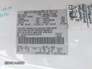 2001 Ford F-150 XL with VIN 1FTZX17261KF26378, listed as a IAAI auction lot 42483513 with Not provided miles and . Bid and sale history available at DreamBid. Image 9.