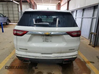 2021 Chevrolet Traverse Premier with VIN 1GNERKKW6MJ147486, listed as a Copart auction lot 45727645 with 135,128 mi miles and Salvage Title. Bid and sale history available at carsss.com. Image 6.