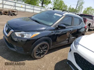 2019 Nissan Kicks S z VIN 3N1CP5CU8KL481662, wystawiony jako Copart lot #60534875 z przebiegiem 108 312 mil mil oraz Czysty tytuł • Clean title. Historia ofert i sprzedaży dostępna na DreamBid. Obrazek 1.