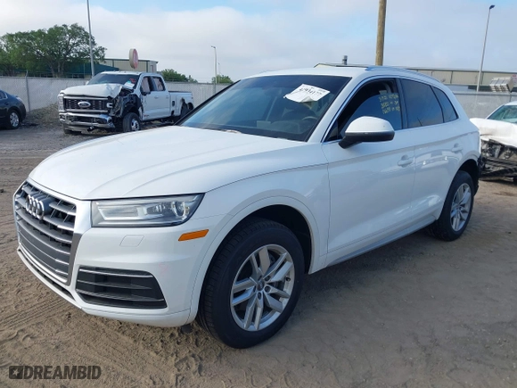 2020 Audi Q5 Premium with VIN WA1ANAFY2L2066089, listed as a IAAI auction lot 41934177 with 52,340 mi miles. Bid and sale history available at carsss.com. Image 18.