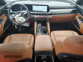 2023 Kia Telluride EX X-Line with VIN 5XYP3DGC7PG404463, listed as a Copart auction lot 49808315 with 24,306 mi miles and Salvage title. Bid and sale history available at DreamBid. Image 8.