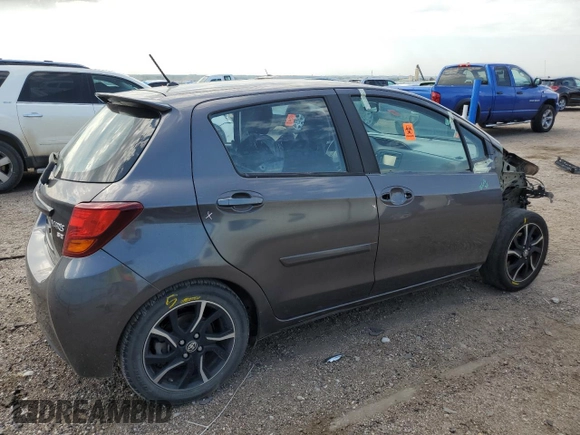 2015 Toyota Yaris L with VIN VNKKTUD36FA054117, listed as a Copart auction lot 65542094 with 66,117 mi miles and Salvage Title. Bid and sale history available at carsss.com. Image 3.
