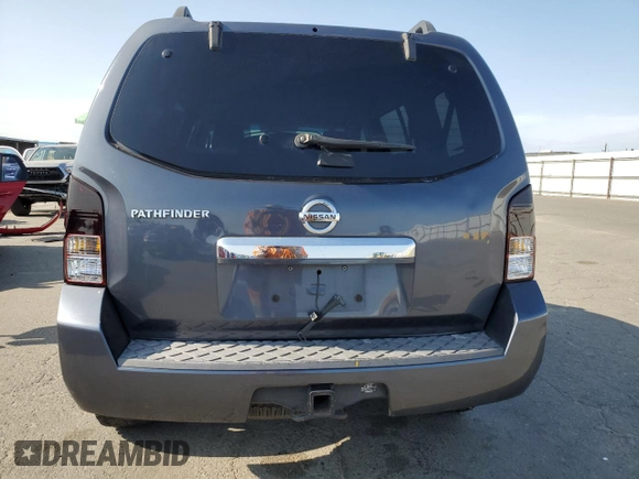 2010 Nissan Pathfinder LE с VIN 5N1AR1NB9AC617449, выставлен на аукционе Copart как лот 62181205 с пробегом Не указан миль и Списание • Salvage title. История ставок и продаж доступна на DreamBid. Изображение 6.
