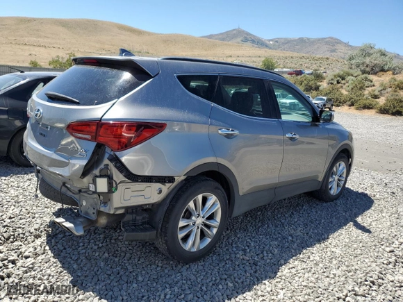 2018 Hyundai Santa Fe Sport Limited with VIN 5XYZUDLA9JG515047, listed as a Copart auction lot 63722793 with 25,022 mi miles. Bid and sale history available at carsss.com. Image 3.