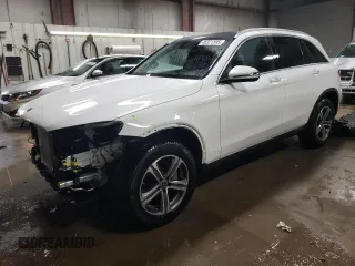 2019 Mercedes-Benz GLC with VIN WDC0G4KB0KV191968, listed as a Copart auction lot 46321595 with 29,019 mi miles and Salvage Title. Bid and sale history available at carsss.com. Image 1.