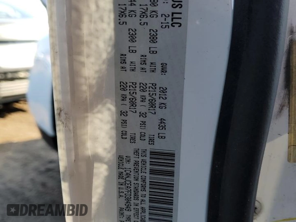 2015 Jeep Compass High Altitude Edition with VIN 1C4NJCEA7FD304949, listed as a Copart auction lot 46777935 with 71,223 mi miles and Salvage Title. Bid and sale history available at carsss.com. Image 13.