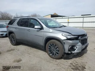 2023 Chevrolet Traverse RS with VIN 1GNEVJKW8PJ334240, listed as a Copart auction lot 49526565 with 11,836 mi miles and Salvage Title. Bid and sale history available at carsss.com. Image 4.