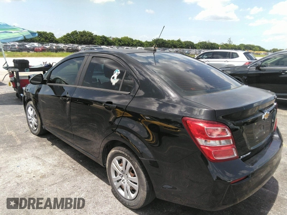 2017 Chevrolet Sonic LS with VIN 1G1JB5SH0H4153473, listed as a IAAI auction lot 42010467 with 101,777 mi miles and . Bid and sale history available at DreamBid. Image 3.