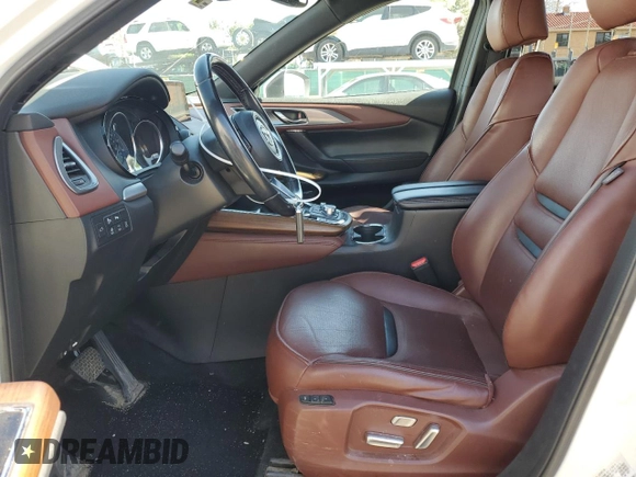 2017 Mazda CX-9 Signature with VIN JM3TCBEY4H0129361, listed as a Copart auction lot 56929295 with 96,686 mi miles and Salvage title. Bid and sale history available at DreamBid. Image 7.