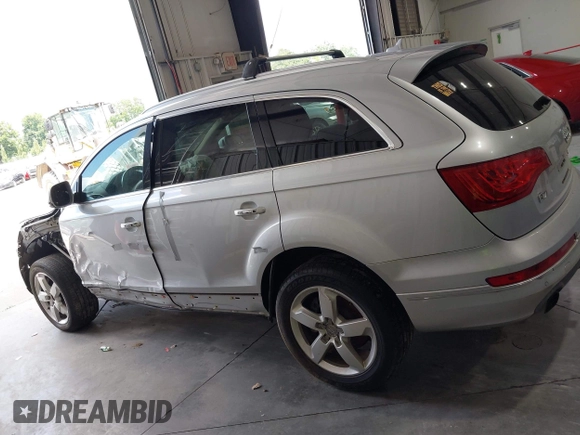 2014 Audi Q7 Premium Plus with VIN WA1LGAFE8ED004177, listed as a IAAI auction lot 42757437 with 183,830 mi miles and . Bid and sale history available at DreamBid. Image 14.