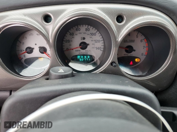 2003 Chrysler PT Cruiser GT z VIN 3C8FY78GX3T567724, wystawiony jako Copart lot #53340245 z przebiegiem 82 771 mil mil oraz Szkoda całkowita • Salvage title. Historia ofert i sprzedaży dostępna na DreamBid. Obrazek 9.
