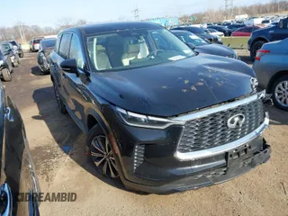 2024 Infiniti QX60 Pure with VIN 5N1DL1ESXRC353135, listed as a IAAI auction lot 41787049 with 9,822 mi miles and . Bid and sale history available at DreamBid. Image 1.