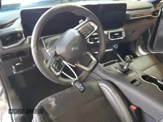2024 Ford Mustang GT with VIN 1FA6P8CFXR5435098, listed as a Copart auction lot 55270825 with Not Provided miles and Salvage Title. Bid and sale history available at DreamBid. Image 8.