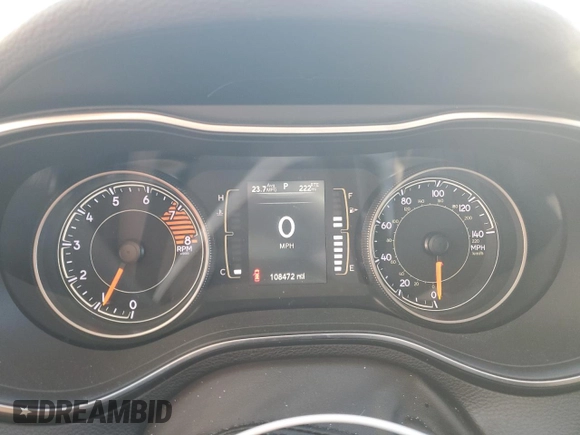 2019 Jeep Cherokee Latitude Plus with VIN 1C4PJLLX3KD130128, listed as a Copart auction lot 42393545 with 108,472 mi miles and Salvage Title. Bid and sale history available at DreamBid. Image 9.
