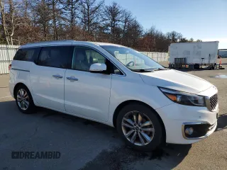 2015 Kia Sedona SX-L with VIN KNDME5C18F6031846, listed as a Copart auction lot 86215714 with 153,150 mi miles and Clean Title. Bid and sale history available at DreamBid. Image 4.