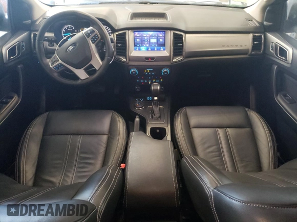 2021 Ford Ranger XL with VIN 1FTER4FH2MLD97098, listed as a Copart auction lot 56696975 with 21,565 mi miles and Salvage title. Bid and sale history available at DreamBid. Image 8.