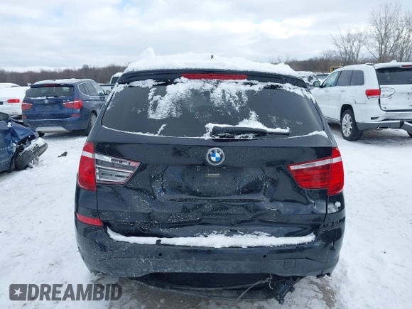 2016 BMW X3 xDrive28i with VIN 5UXWX9C56G0D91524, listed as a IAAI auction lot 41223291 with 200,605 mi miles. Bid and sale history available at carsss.com. Image 15.