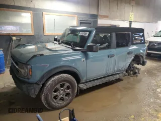 2022 Ford Bronco with VIN 1FMEE5BP4NLA81293, listed as a Copart auction lot 46467965 with 0 mi miles and Salvage Title. Bid and sale history available at carsss.com. Image 1.