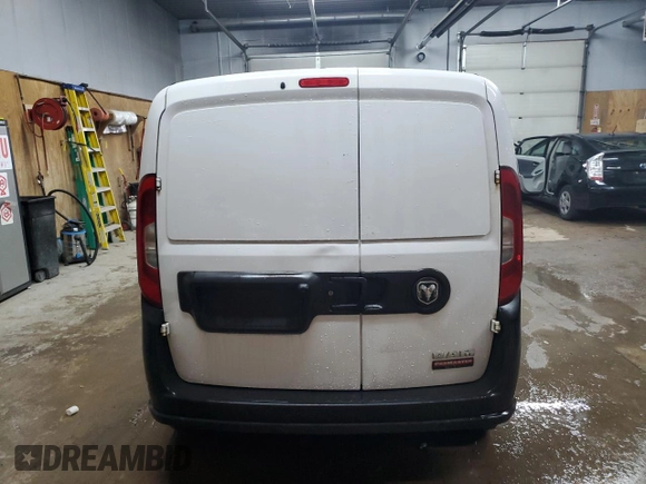 2018 Ram ProMaster City Cargo Van Tradesman with VIN ZFBERFAB1J6J66110, listed as a Copart auction lot 77622714 with 155,683 mi miles and Clean Title. Bid and sale history available at carsss.com. Image 6.