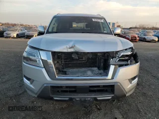 2022 Nissan Armada SV with VIN JN8AY2AD2N9675138, listed as a Copart auction lot 82432744 with 113,412 mi miles and Salvage Title. Bid and sale history available at carsss.com. Image 5.