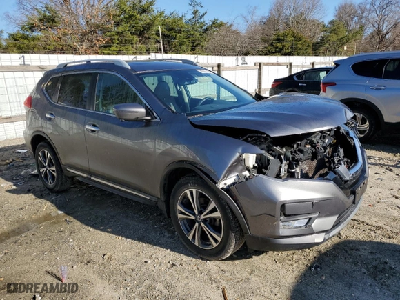 2017 Nissan Rogue SV with VIN 5N1AT2MV7HC859556, listed as a Copart auction lot 50031165 with 60,032 mi miles and Salvage Title. Bid and sale history available at carsss.com. Image 4.