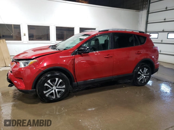 2017 Toyota RAV4 LE with VIN 2T3BFREV3HW587432, listed as a Copart auction lot 55107685 with 148,305 mi miles and Salvage Title. Bid and sale history available at carsss.com. Image 1.