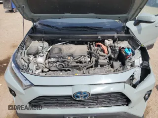2022 Toyota RAV4 Hybrid XLE Premium with VIN 4T3B6RFV8NU101319, listed as a Copart auction lot 60987535 with 100,070 mi miles and Salvage title. Bid and sale history available at DreamBid. Image 11.