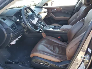 2021 Acura TLX w/Advance Package with VIN 19UUB5F66MA000476, listed as a Copart auction lot 42602525 with 0 mi miles and Salvage Title. Bid and sale history available at carsss.com. Image 7.