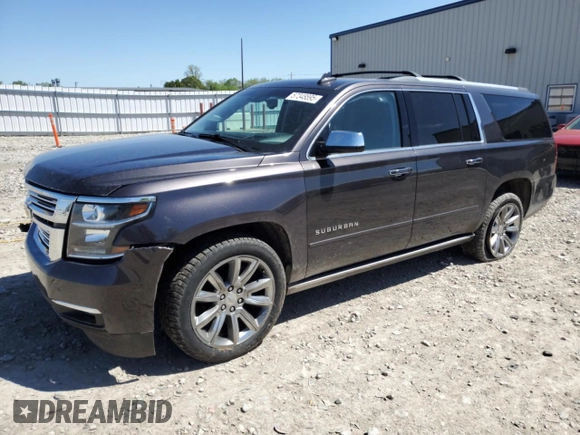 2018 Chevrolet Suburban Premier z VIN 1GNSKJKC5JR187207, wystawiony jako Copart lot #57348895 z przebiegiem 171 712 mil mil oraz Nie do naprawy • Non repairable. Historia ofert i sprzedaży dostępna na DreamBid. Obrazek 1.