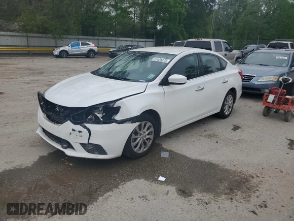 2019 Nissan Sentra SV with VIN 3N1AB7AP2KY278378, listed as a Copart auction lot 51425375 with 137,729 mi miles and Salvage Title. Bid and sale history available at DreamBid. Image 1.