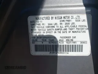 2012 Infiniti M z VIN JN1BY1AP9CM331114, wystawiony jako IAAI lot #42051928 z przebiegiem 247 419 mil mil oraz . Historia ofert i sprzedaży dostępna na DreamBid. Obrazek 9.