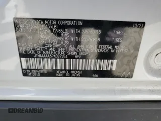 2023 Toyota bZ4X XLE z VIN JTMAAAAA6PA027254, wystawiony jako Copart lot #52069895 z przebiegiem 52 322 mil mil oraz Tytuł czysty. Historia ofert i sprzedaży dostępna na DreamBid. Obrazek 13.