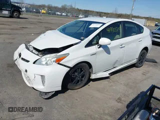 2012 Toyota Prius One with VIN JTDKN3DU3C5459734, listed as a IAAI auction lot 41930505 with 165,000 mi miles. Bid and sale history available at carsss.com. Image 2.