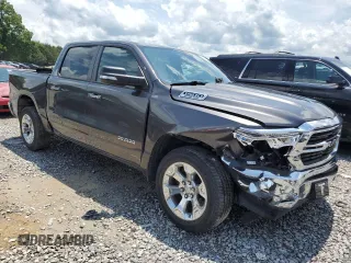 2019 Ram 1500 Big Horn with VIN 1C6SRFFT9KN825731, listed as a Copart auction lot 60299075 with 73,740 mi miles and Salvage title. Bid and sale history available at DreamBid. Image 4.