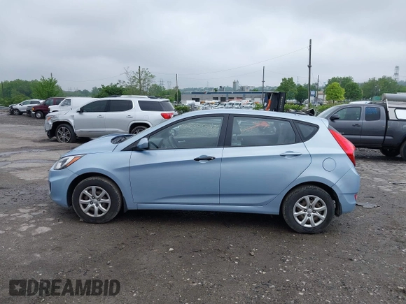2012 Hyundai Accent GS with VIN KMHCT5AE4CU057239, listed as a IAAI auction lot 42267212 with 99,446 mi miles and . Bid and sale history available at DreamBid. Image 15.
