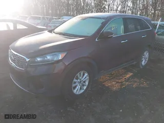2019 Kia Sorento LX V6 with VIN 5XYPGDA51KG441757, listed as a IAAI auction lot 41768143 with 999,999 mi miles. Bid and sale history available at carsss.com. Image 17.