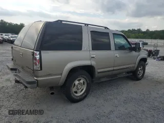 2000 Chevrolet Tahoe Z71 with VIN 1GNEK13R7YR189177, listed as a Copart auction lot 56830725 with 308,270 mi miles and Salvage title. Bid and sale history available at DreamBid. Image 3.