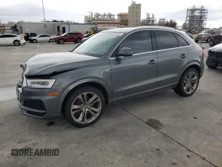 2018 Audi Q3 Premium Plus with VIN WA1HCCFS2JR030967, listed as a Copart auction lot 69514594 with 80,339 mi miles and Salvage Title. Bid and sale history available at carsss.com. Image 1.