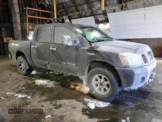 2005 Nissan Titan LE with VIN 1N6AA07B45N524574, listed as a Copart auction lot 87091104 with 158,969 mi miles and Clean Title. Bid and sale history available at carsss.com. Image 4.