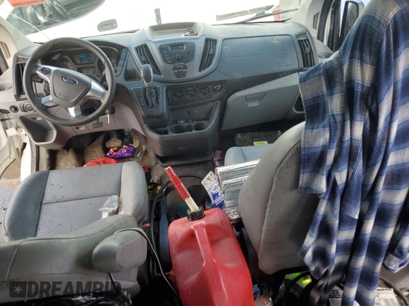 2015 Ford Transit Cargo with VIN 1FTNR1YM3FKA41244, listed as a Copart auction lot 48380255 with 34,640 mi miles and Salvage title. Bid and sale history available at DreamBid. Image 8.